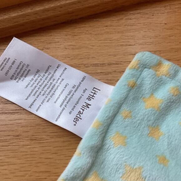 Little Miracles Baby Lovey Blanket Plush Bear Security - Picture 3 of 4